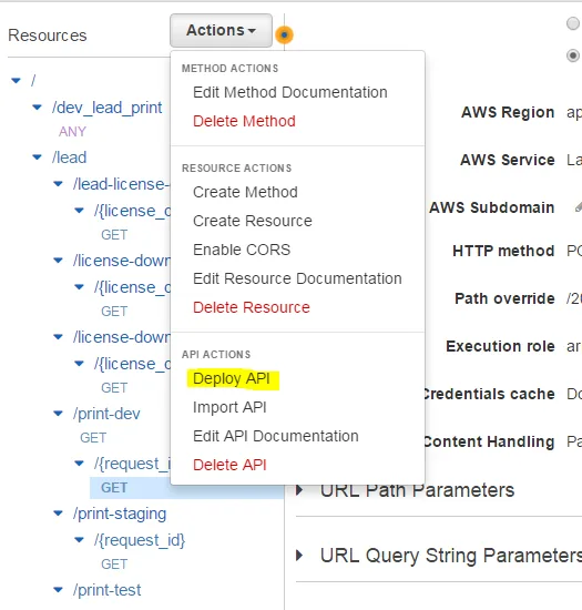 tạo api gateway gọi async