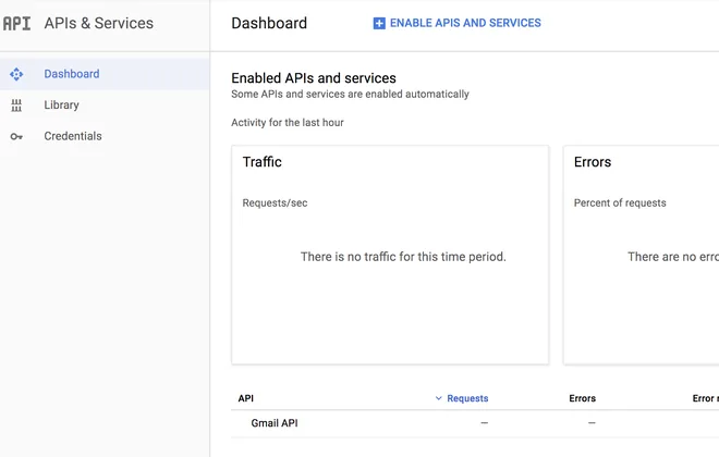 Tạo Gmail api trên google console