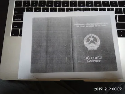 copy hộ chiếu