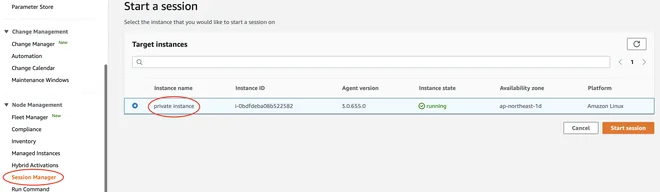 private instance trong ssm