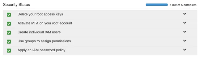 Thiết đặt IAM aws